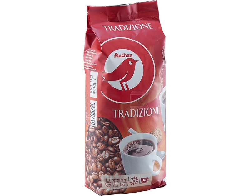 Café Auchan Em Grão Tradição Intensidade 8 250 g