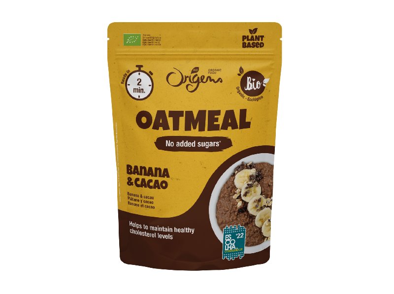 Papas De Aveia Origens Bio Banana E Cacau 300 g