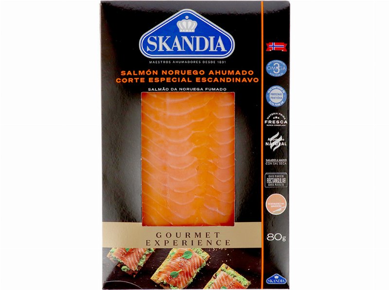 Salmão Fumado Especial Para Canapés Skandia 90 g