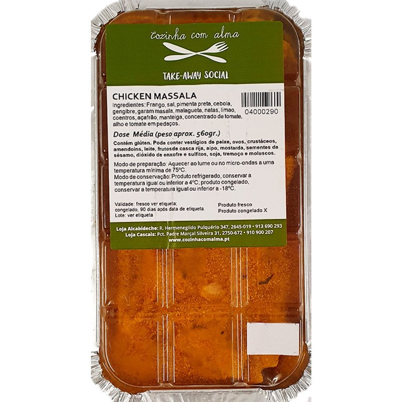 Massala De Frango 1 Dose 2 Pessoas 560 g