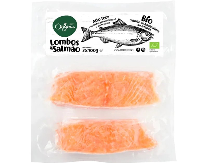 Lombos Origens De Salmão Bio 2X100 g