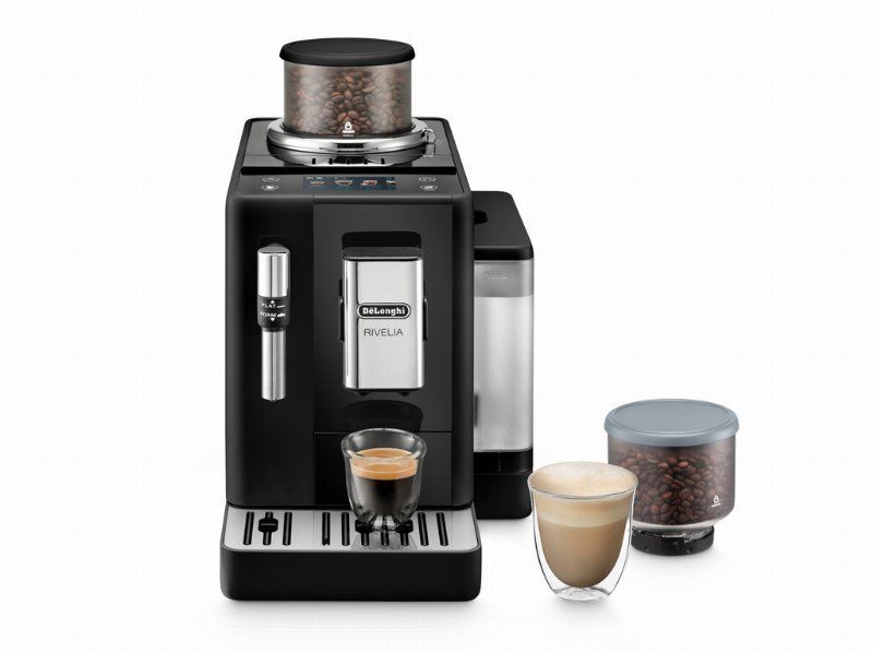 Máquina De Café Automática Delonghi Rivelia Exam440.35.B Preto
