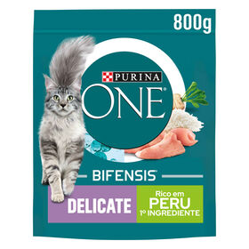 Ração Para Gato Adulto Sensitive Peru Purina One 800 g