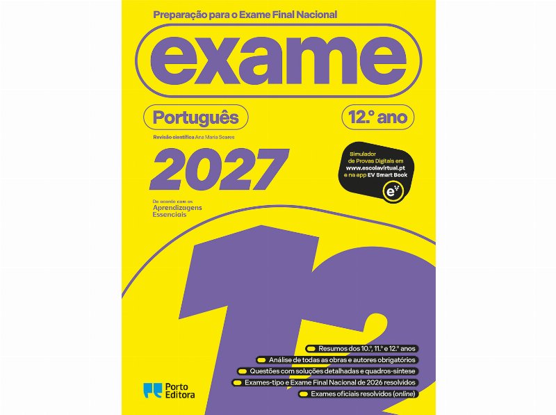 Livro Preparação Exame Final 2027 Português 12º Ano