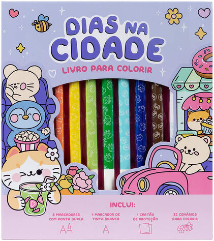 Livro De Colorir - Dias Na Cidade Vários Autores