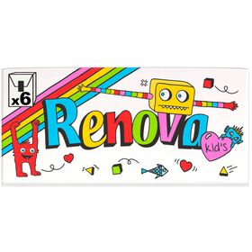 Lenços De Bolso Kids Renova 6 Un
