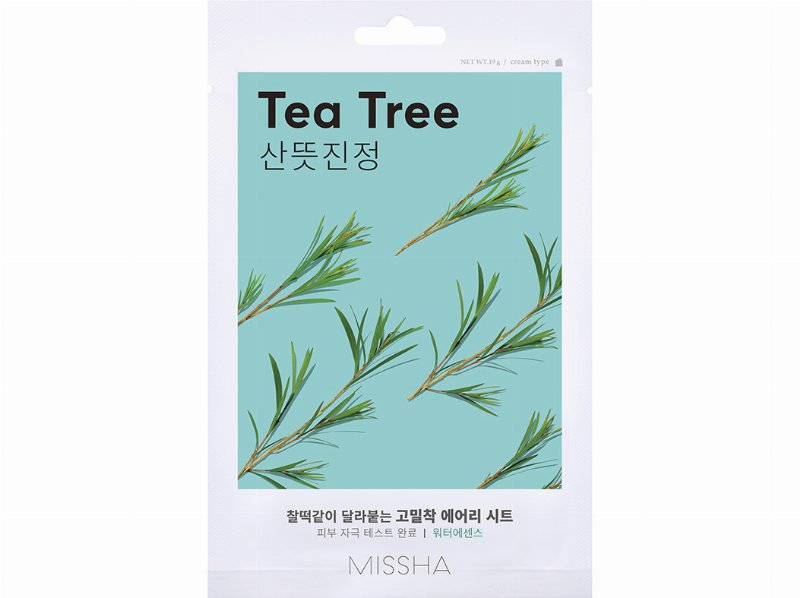 Máscara Facial Tecido Missha Tea Tree 1Un