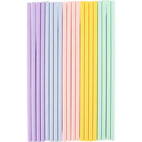 Conjunto 20 Palhinhas Papel Soft Colors Kasa