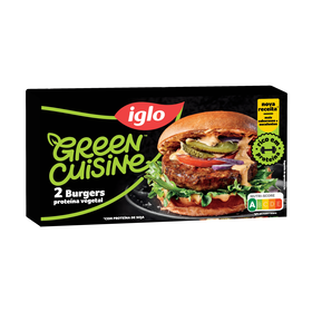 Hambúrgueres De Soja E Ervilhas Iglo Green Cuisine 209 gr (2 Un)