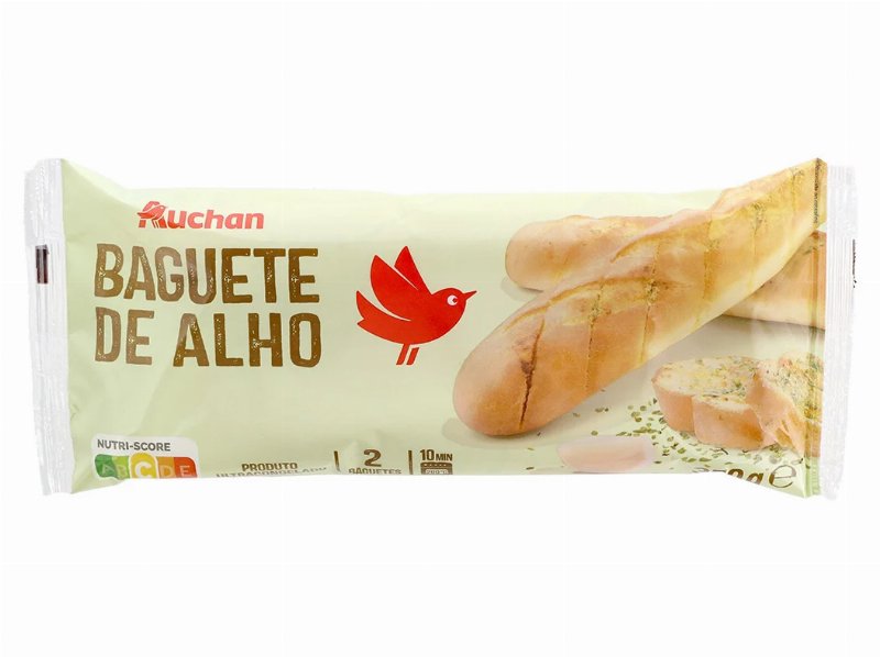 Baguete De Alho Auchan Ultracongelado 2Un 350 g