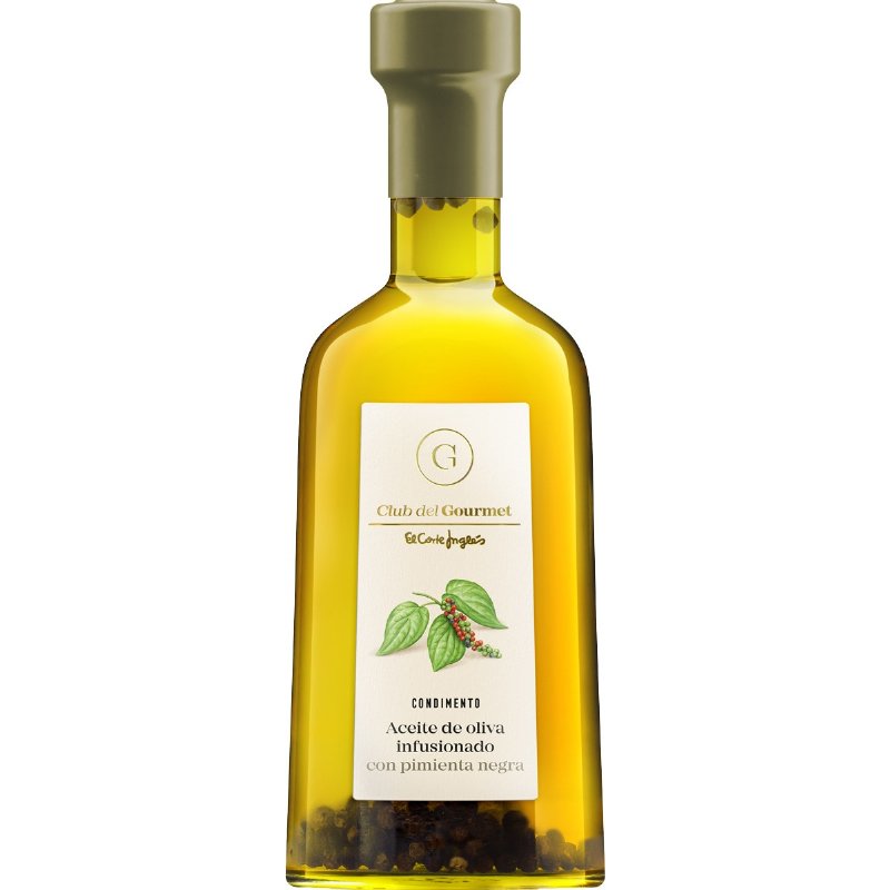 Condimento De Azeite De Oliva Infusionado De Pimenta Negra 250 ml