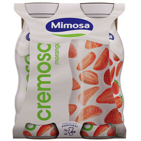 Iogurte Líquido Cremoso Morango Mimosa 604 gr (4 Un)