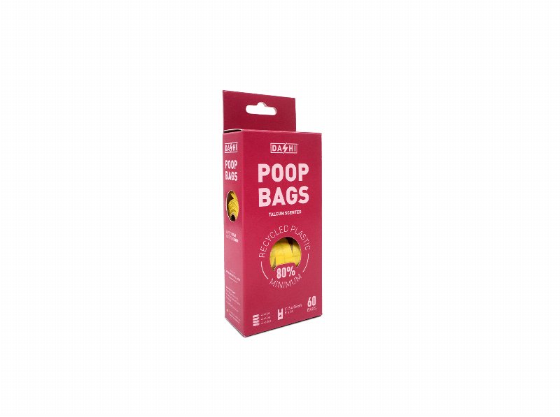 Sacos Dejetos Dashi Plástico Reciclado Talco 4X15Un