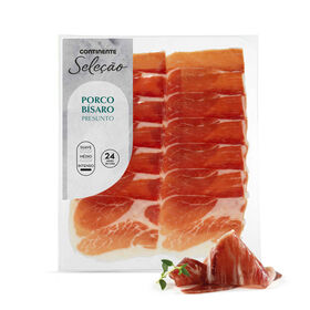 Presunto De Porco Bísaro Lascas 24 Meses De Cura Continente Seleção 80 gr