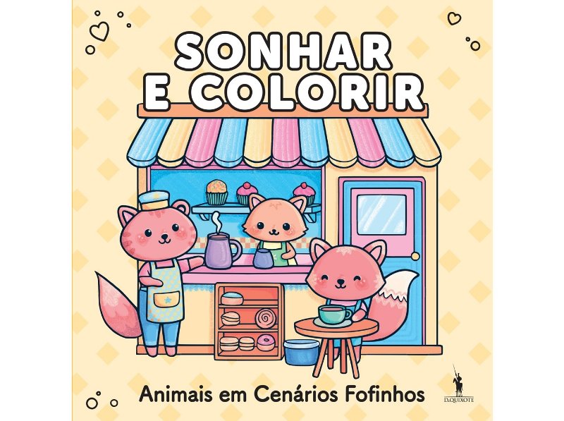 Livro Sonhar E Colorir - Animais Em Cenários Fofiinhos