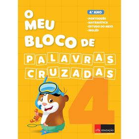 O Meu Bloco De Palavras Cruzadas - 4.º Ano  Educação
