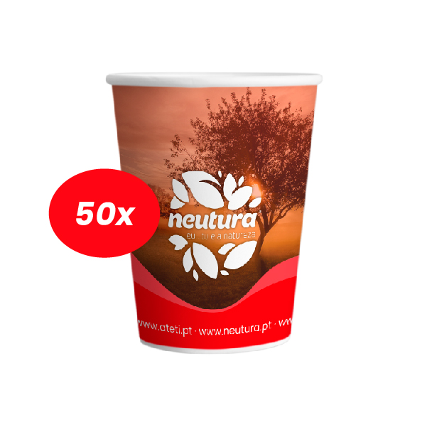 Copo Papel Descartável 03Oz 120 ml (100Un) Neutura - Não Disponível Para Venda