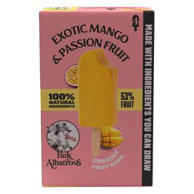 Gelado Manga E Maracujá Pink Albatross 640 gr (4 Un)