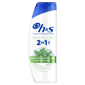 Champô Anticaspa Mentol 2 Em 1 Plus H&S 300 ml