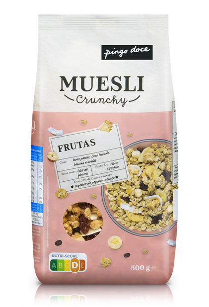 Muesli Crunchy Com Frutas Pingo Doce 0.5Kg