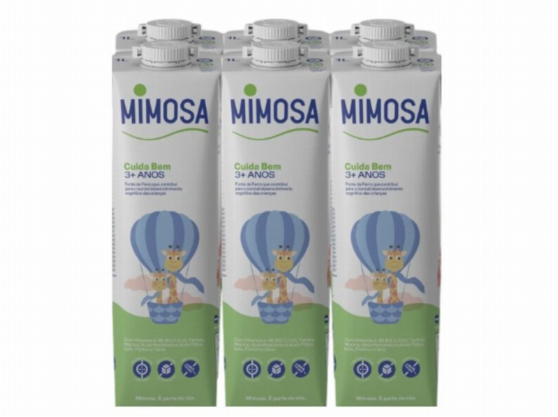 Leite Mimosa Infantil Crescimento +3 Anos 6X1 l