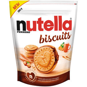 Bolachas Recheadas Com Chocolate E Avelãs Nutella 304 gr