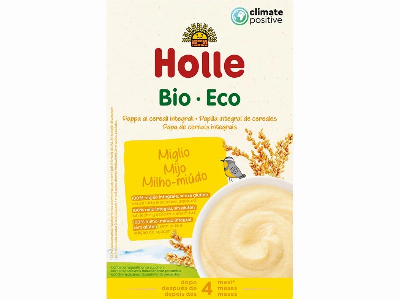 Papa Bio Holle Milho Miúdo 4M 250 g