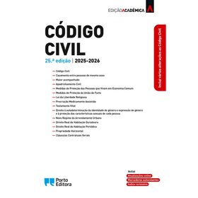 Código Civil - Edição Académica (25ª Edição)