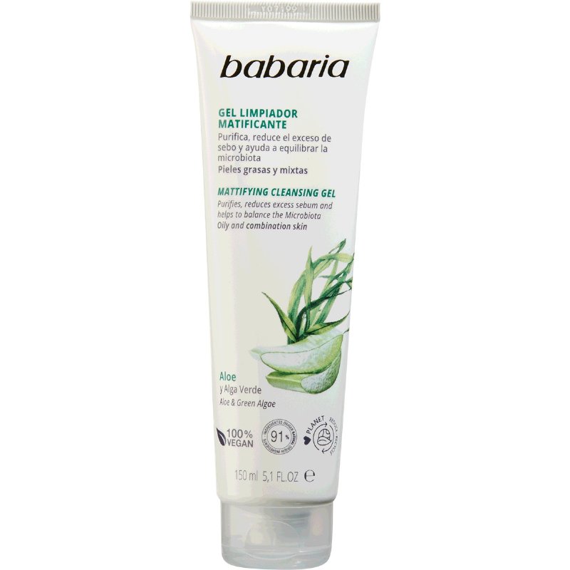 Gel Limpeza Facial Matificante Aloe 150 ml