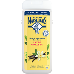 Gel De Banho Leite E Baunilha Bio Le Petit Marseillais 650 ml