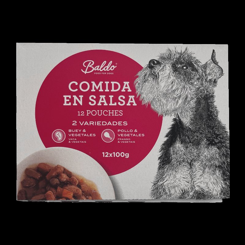 Alimento Húmido De Frango E Vaca Para Cão 12 X 100 g