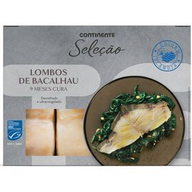 Lombos De Bacalhau Msc Demolhado Ultracongelado Continente Seleção 600 gr
