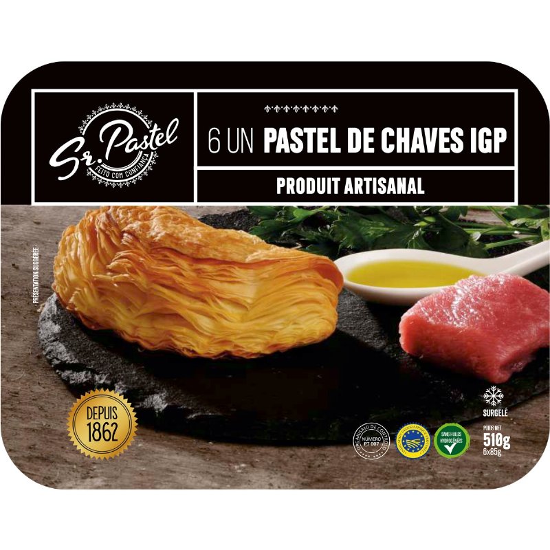 Pastel De Chaves 6 Unidades 510 g