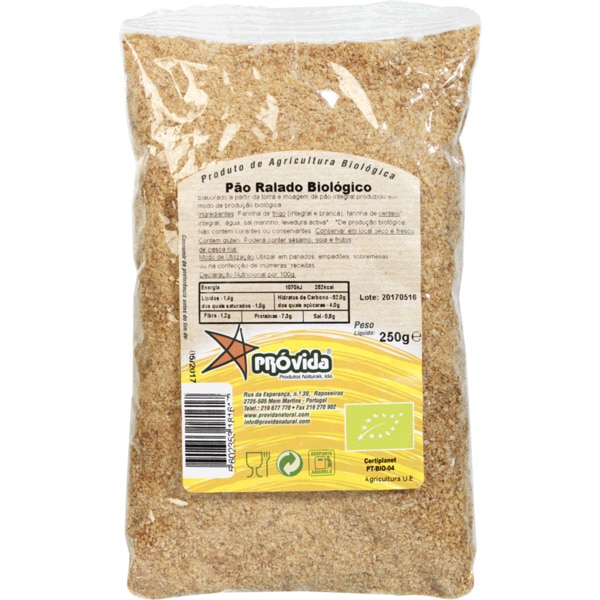 Pão Ralado Integral Biológico 250 g