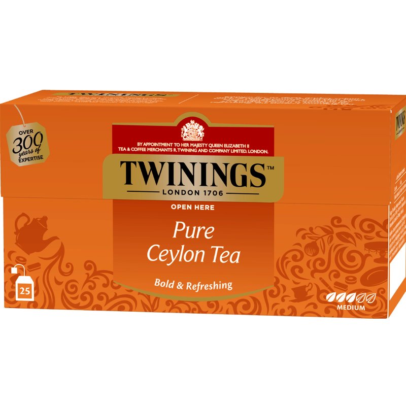 Chá Pure Ceylon 25 unidades