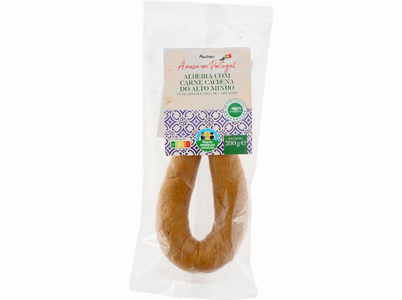 Alheira Com Carne Cachena Auchan À Mesa Em Portugal Cultivamos O Bom Alto Minho 200 g
