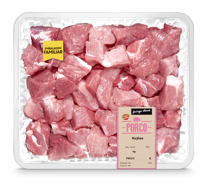 Rojões De Porco Embalados Pingo Doce 1.1Kg