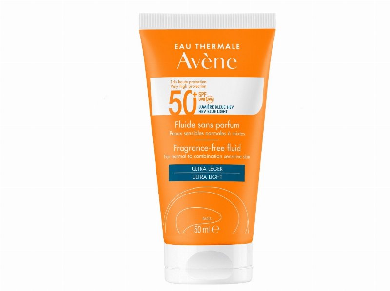Fluído Avene Solar Incolor Spf50+ 50 ml