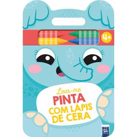 Leva-Me Pinta Com Lápis De Cera - Azul 4+