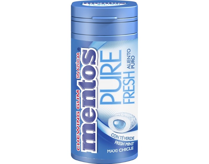 Pastilhas Mentos Elásticas Menta Fresca Azul 30 g