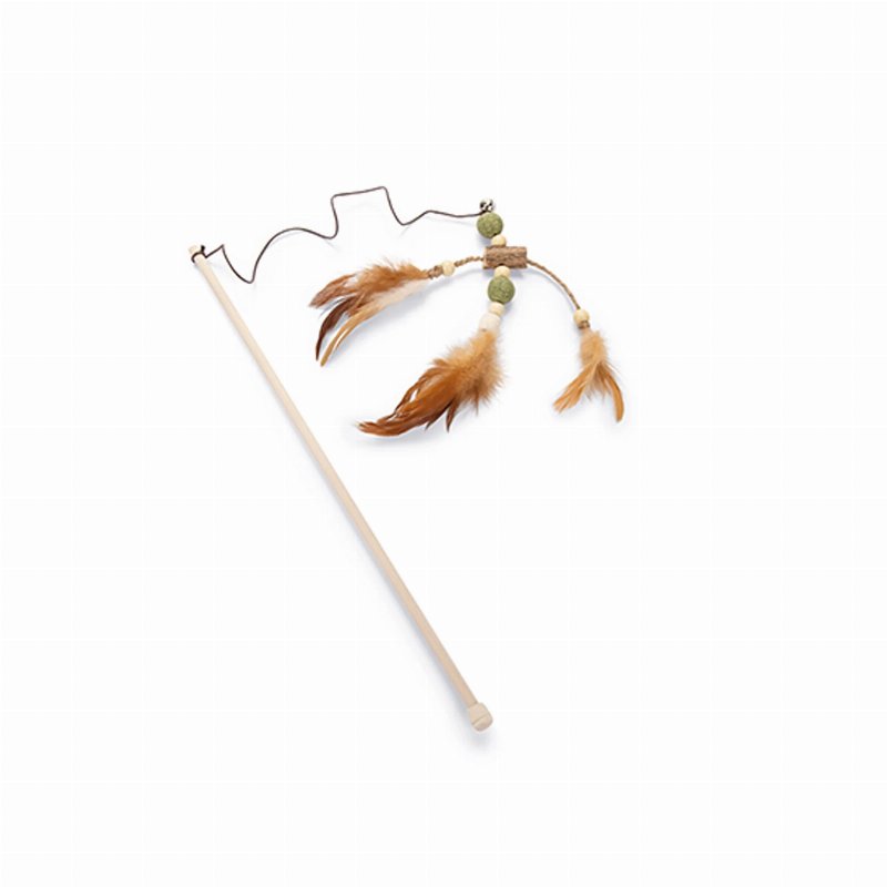 Beeztees Brinquedo Para Gato Cana De Pesca Com Catnip E Penas