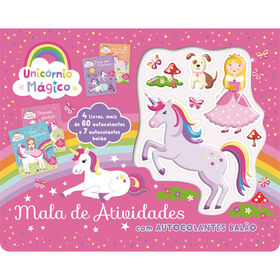 Unicórnio Mágico - Mala De Atividades Com Autocolantes