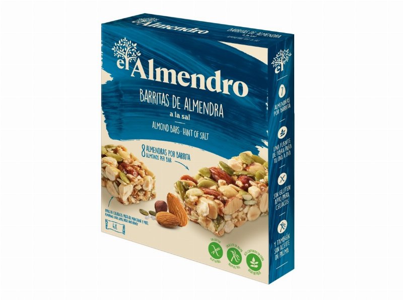 Barras De Cereais El Almendro Amêndoas E Sal 84 g