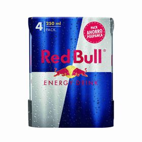 Bebida Energética Gaseificada Red Bull 4 X 25 cl