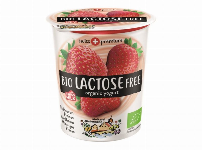 Iogurte Morango Biedermann Sem Lactose Bio 200 g