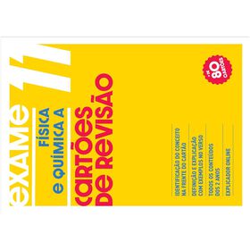 Cartões De Revisão - Livro Física E Química A - 11.º Ano