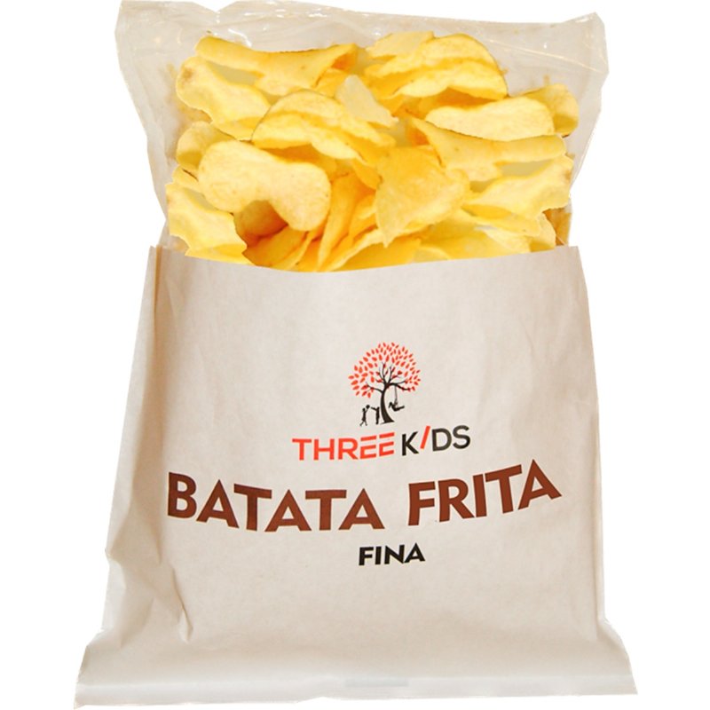 Batatas Fritas Em Rodelas Finas