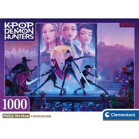Clementoni - Puzzle K-Pop Demon Hunters 1000 Peças