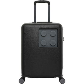 Mala De Cabine 4 Rodas Preto E Cinza Brick Lego