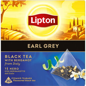 Chá Preto Earl Grey Pyramid Saquetas Lipton 20 Un